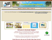 Tablet Screenshot of haciendaheightsmhp.com
